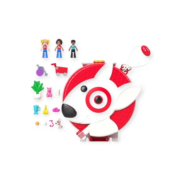 NEW Polly Pocket TARGET BULLSEYE ADVENTURE Exclusive playset NWT Doll Mini Toy - Picture 1 of 3